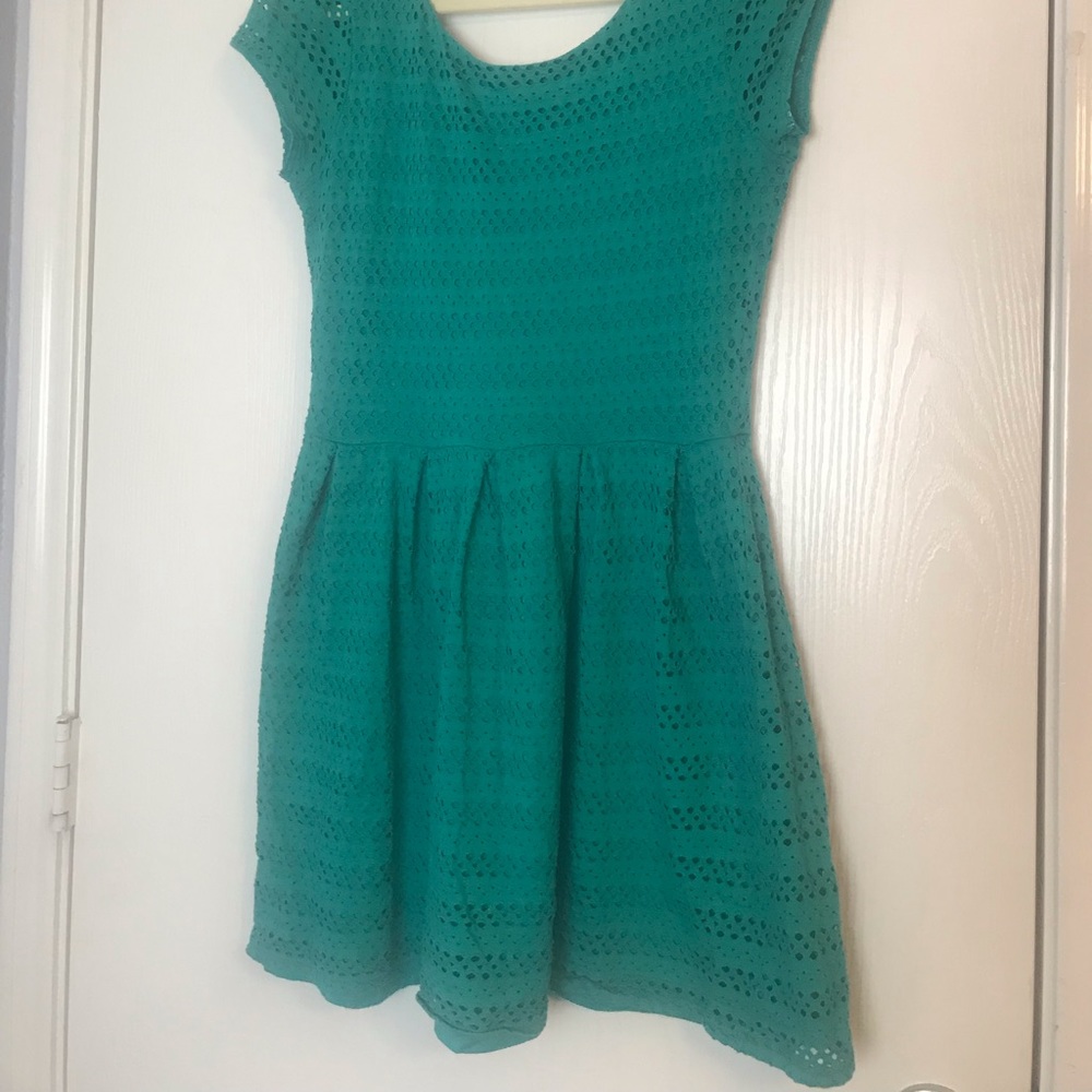 Mini AQUA Dress, Medium, Teal